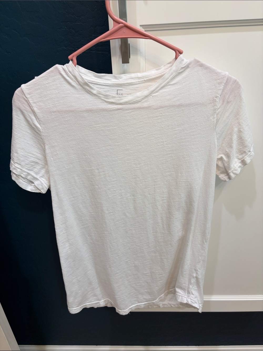 Felina white short sleeve tee shirt